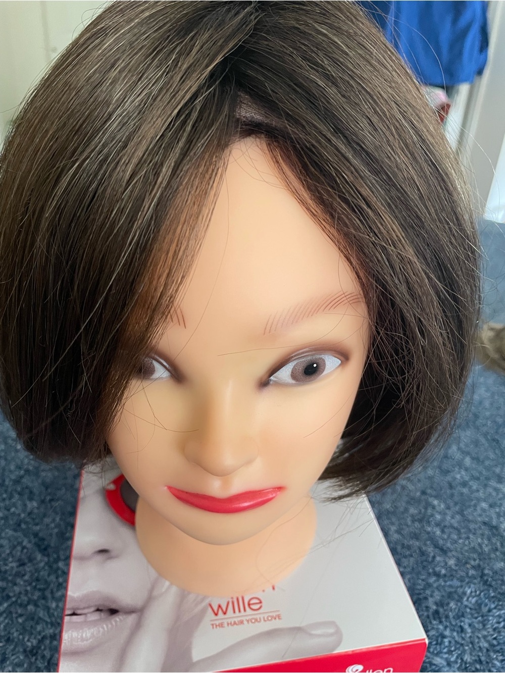 Dark Brown Short Bob Wig for Women 
Ellen Wille, Europe Designer